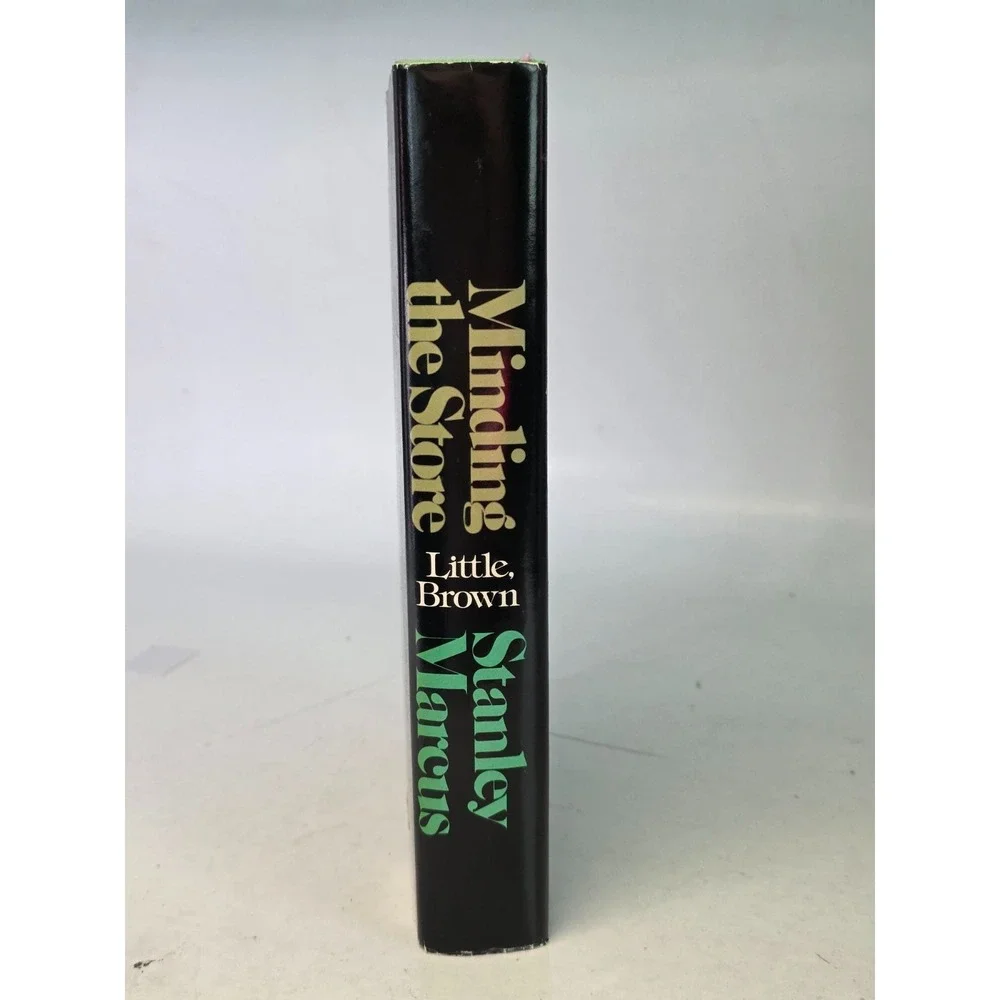 SIGNED Minding the Store Stanley Marcus 1974 Hardcover Inscribed‎ IBM Interest